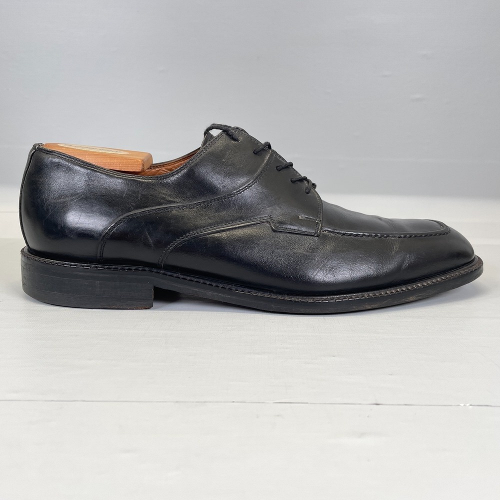 Florsheim‎ Imperial Blucher Oxford Shoes Mens Size 10 D Black Leather Lace Up